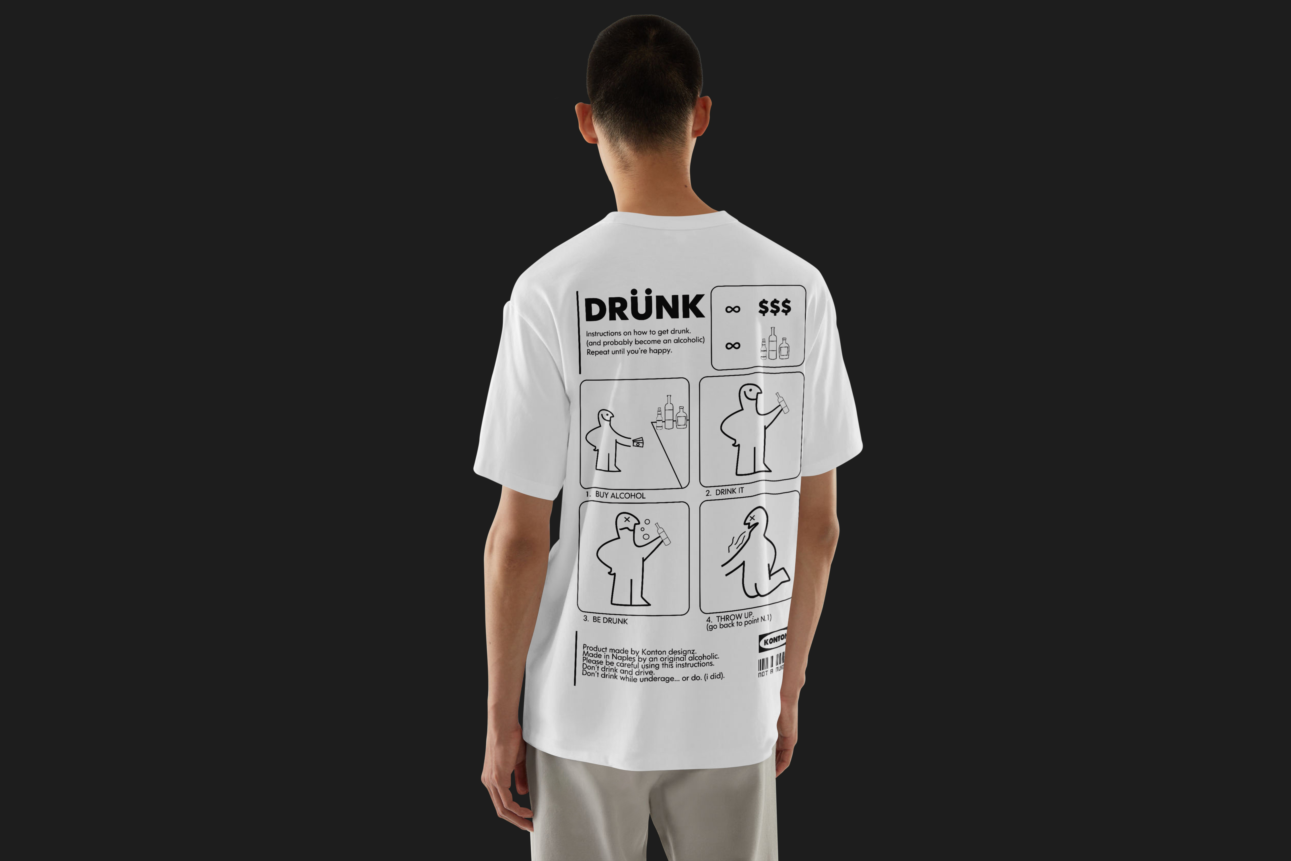 Maglia 05 bianco, retro